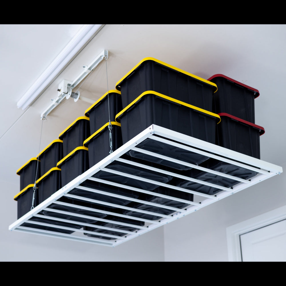 ceiling-sam-4x8-storage-elevator-elevated-with-black-totes