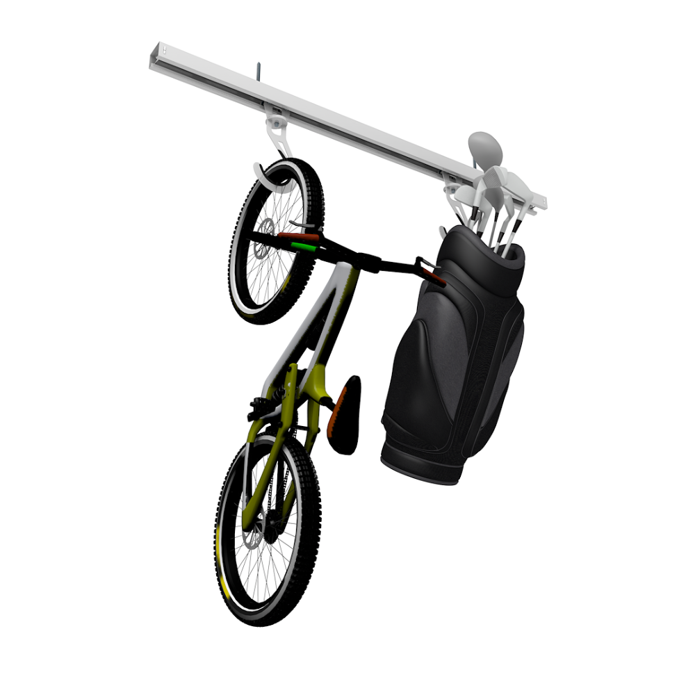ceiling-sam-bike-slide-bike-golf-clubs