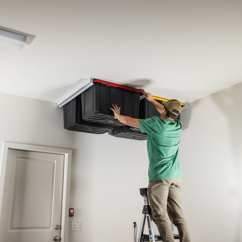 ceiling-sam-bin-slide-fixed-man-storing-totes