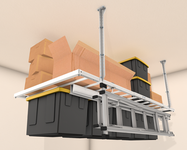 ceiling-sam-heavy-duty-pro-4x8-combo-installed-storing-boxes-ladder