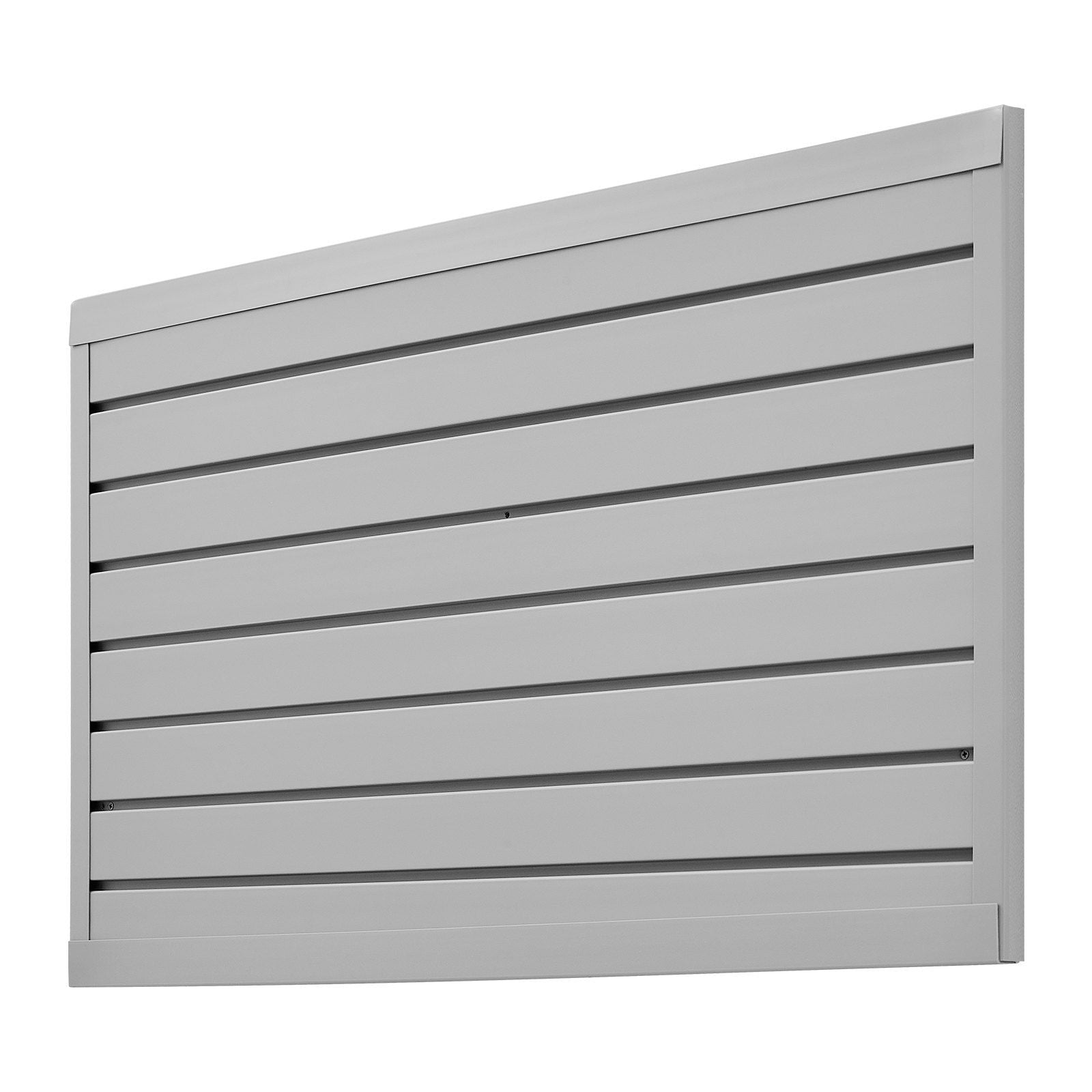 Pro-Series 2x4 Heavy-Duty PVC Slatwall Panel (Grey)