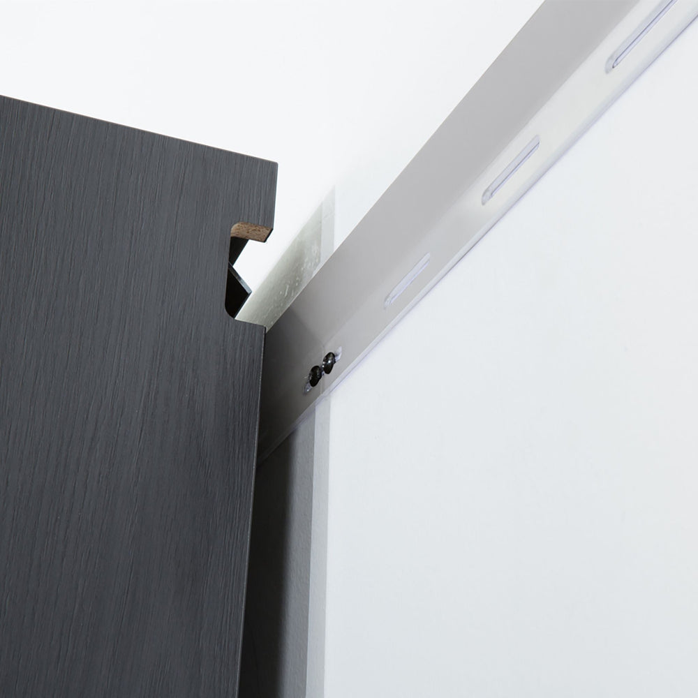 Close up of back of wall unit where it attaches to the wall