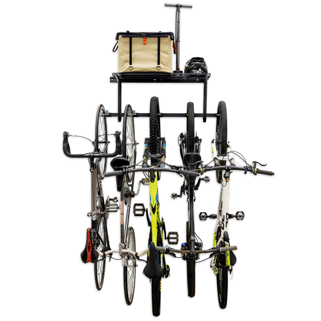 G-Bike Wire Shelf | Adjustable Wall Storage System | Holds 5 Bikes