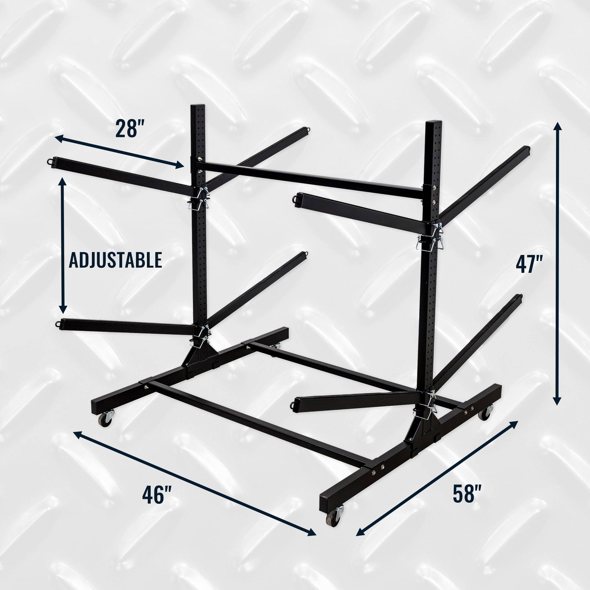 G-Watersport 4 Levels With Wheels | Double-Sided | Black