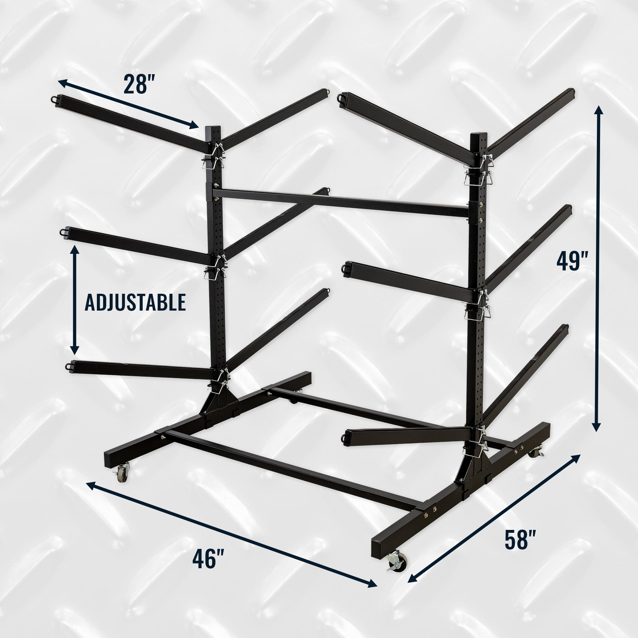 G-Watersport 6 Levels With Wheels | Double-Sided | Black
