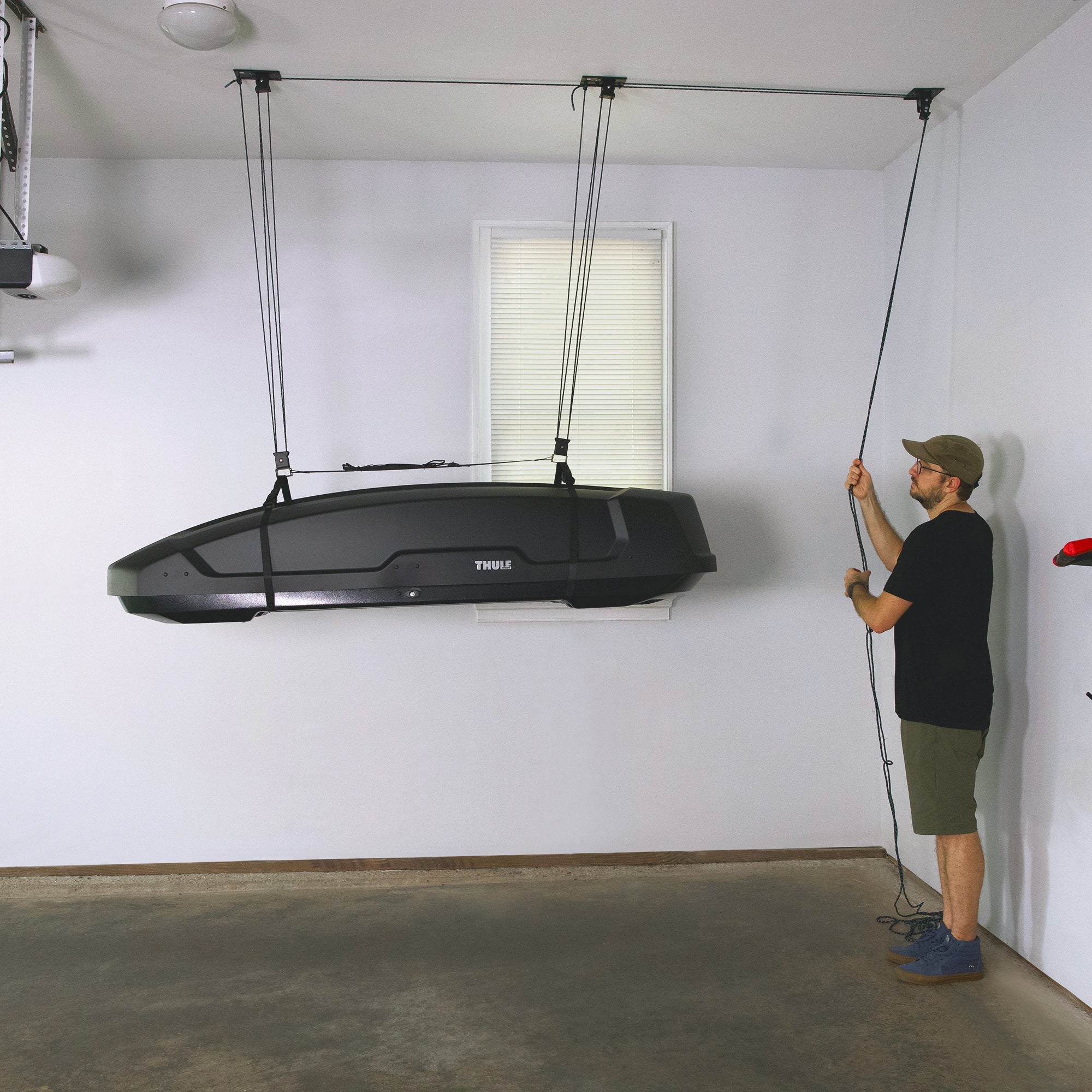 StoreYourBoard MaxAssist Cargo Box Hoist | Holds up to 150 lbs | Up to 18' Lift