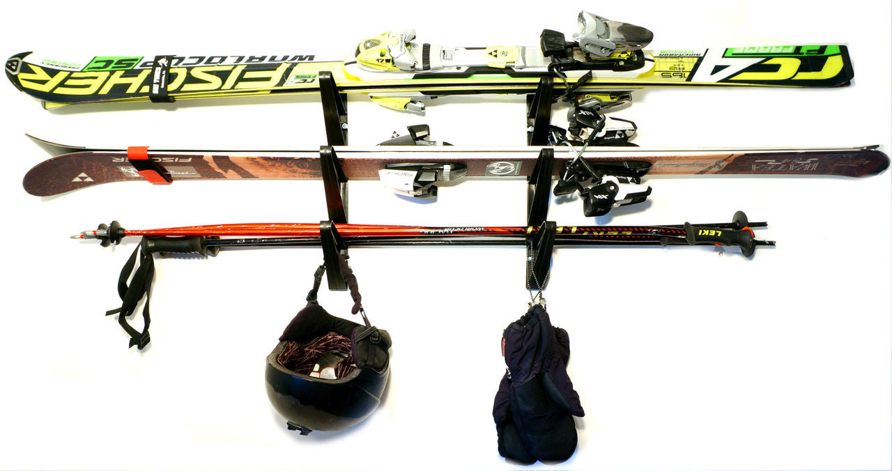 StoreYourBoard Trifecta Ski Storage Rack | 3 Levels