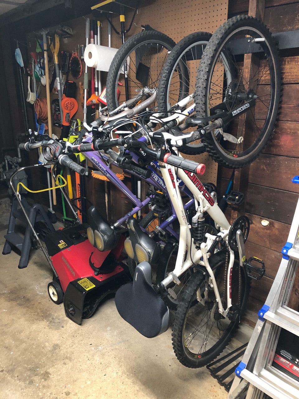 StoreYourBoard Blackstone Bike Storage Rack | 4 Bikes | Black