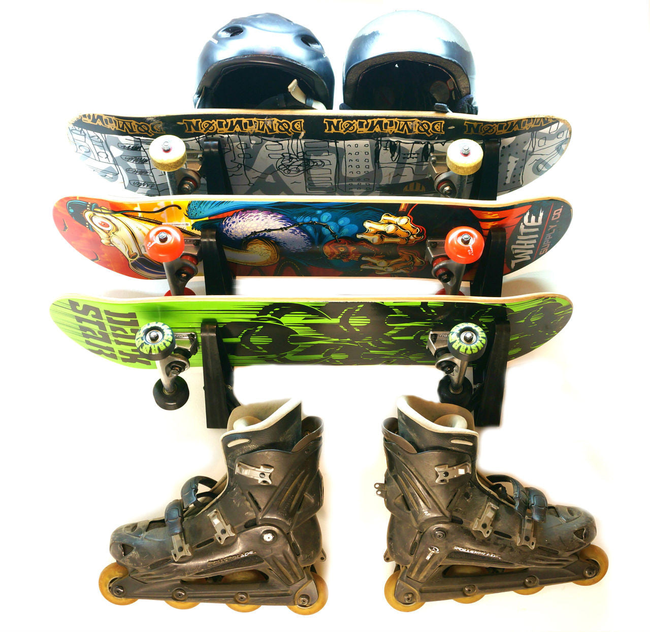 StoreYourBoard Trifecta Skateboard Storage Rack | 3 Levels