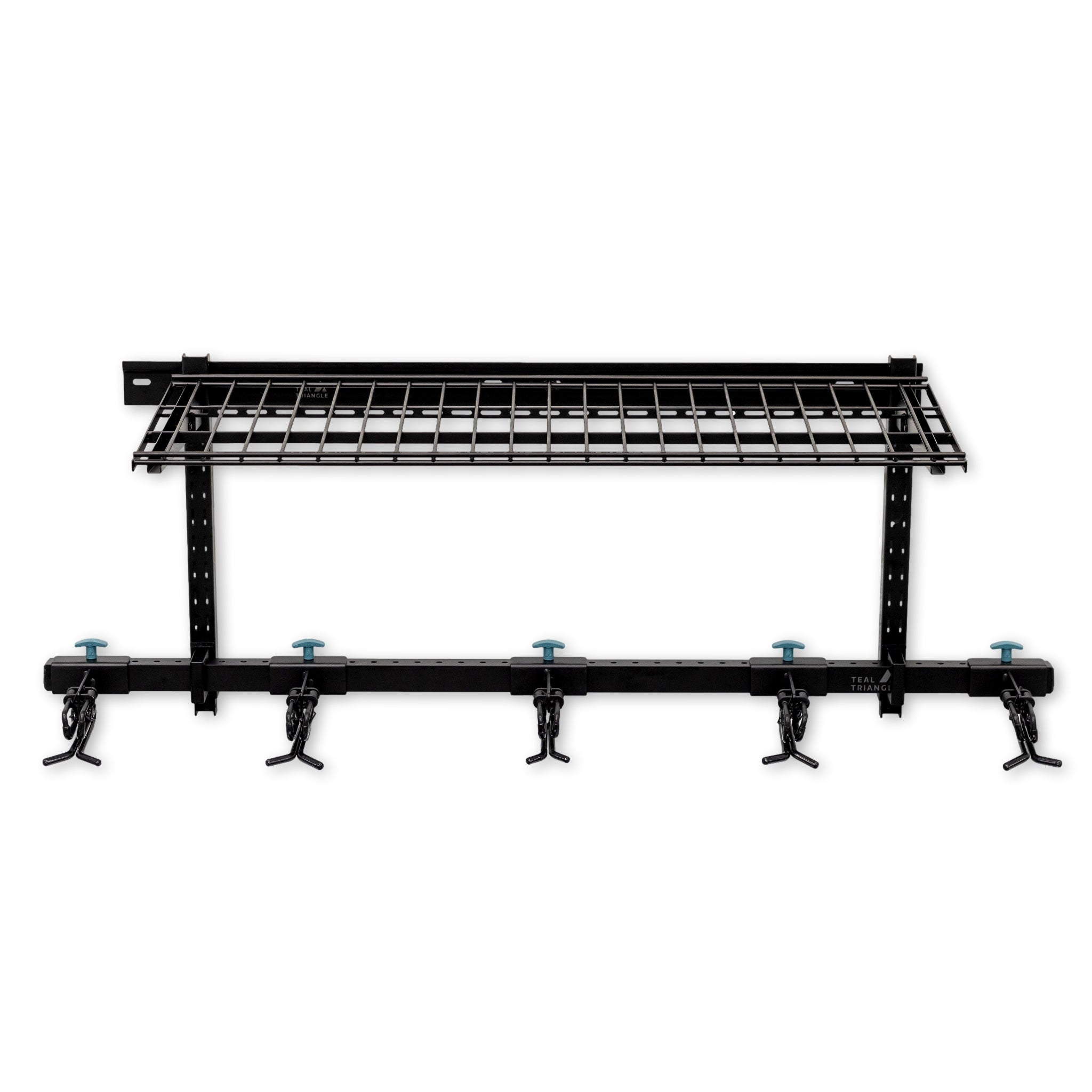 Lone Peak Ski + Shelf | Adjustable Wall Storage System | Holds 5 Pairs of Skis