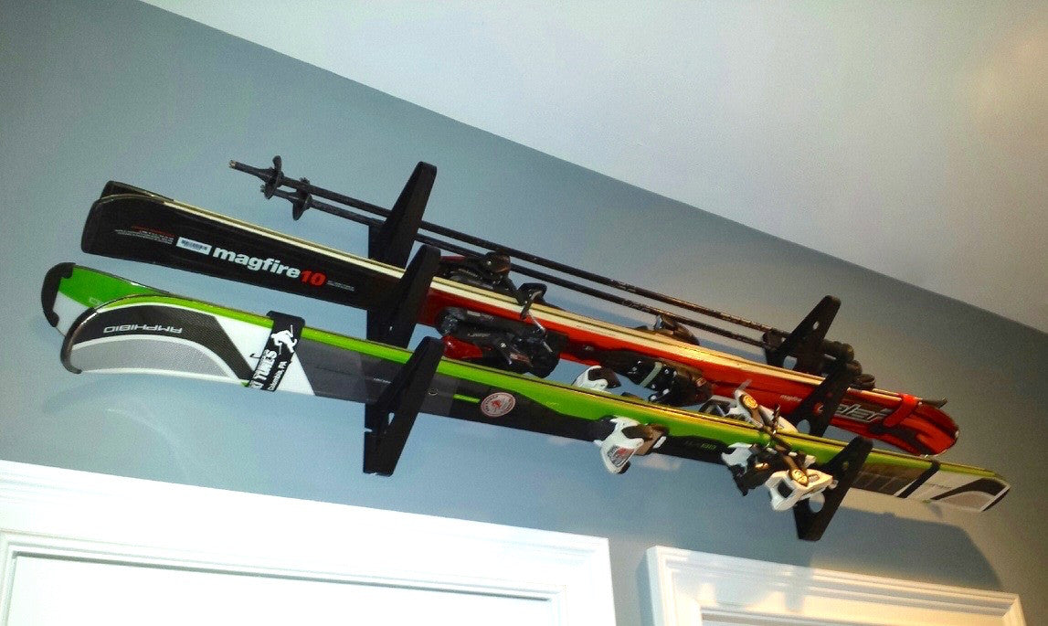 StoreYourBoard Trifecta Ski Storage Rack | 3 Levels