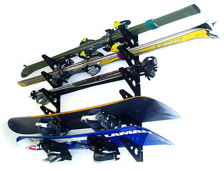 StoreYourBoard Trifecta Water Ski Storage Rack | Holds 2 Pairs of Water Skis
