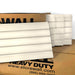 storewall 8 ft hd slatwall panel brite white case