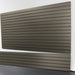 storewall 8 ft hd slatwall panel graphite steel angled
