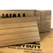 storewall 8 ft hd slatwall panel rustic cedar case