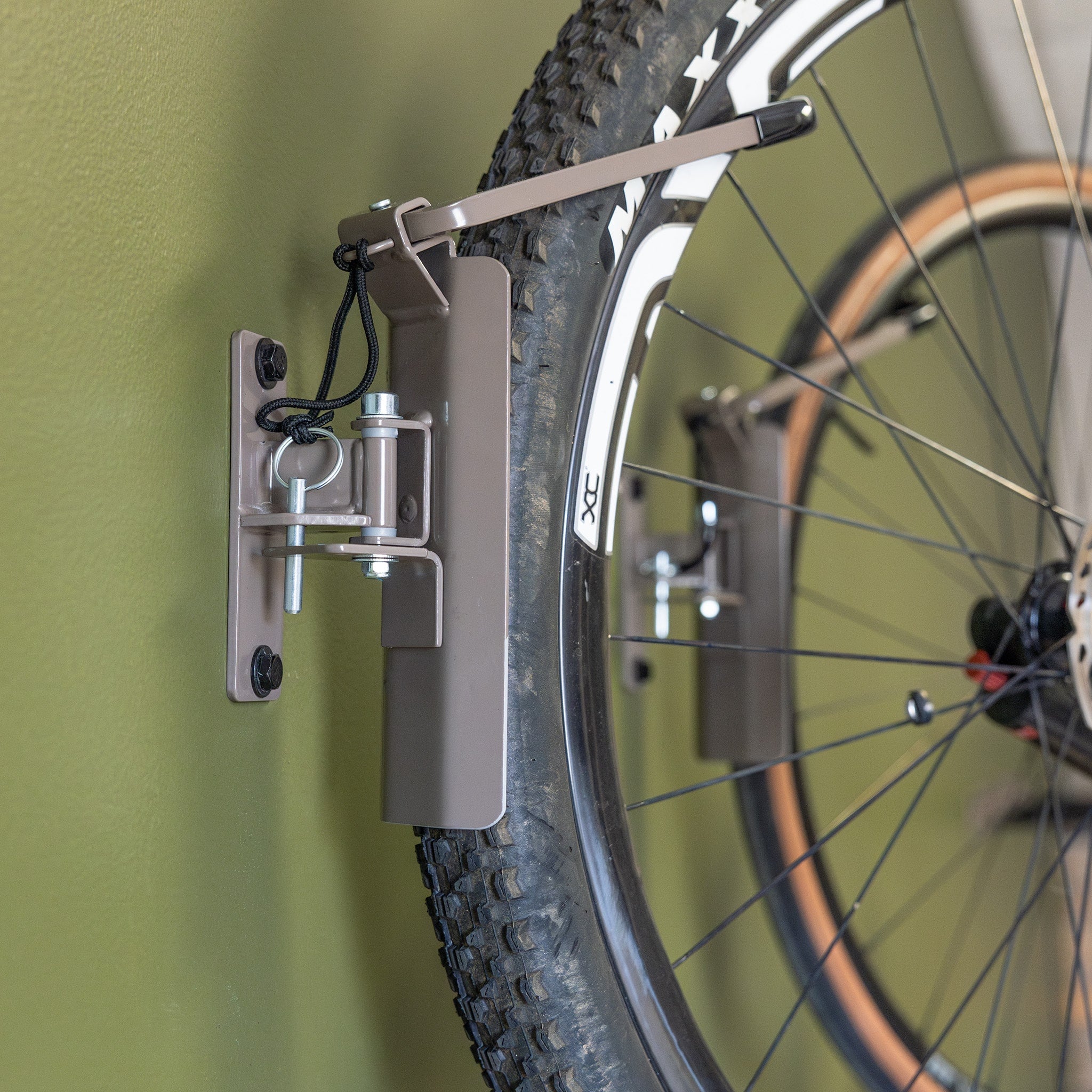 StoreYourBoard Swivel Mount Bike Storage Rack | 4 Bicycle | Garage Wall Hook | Mud