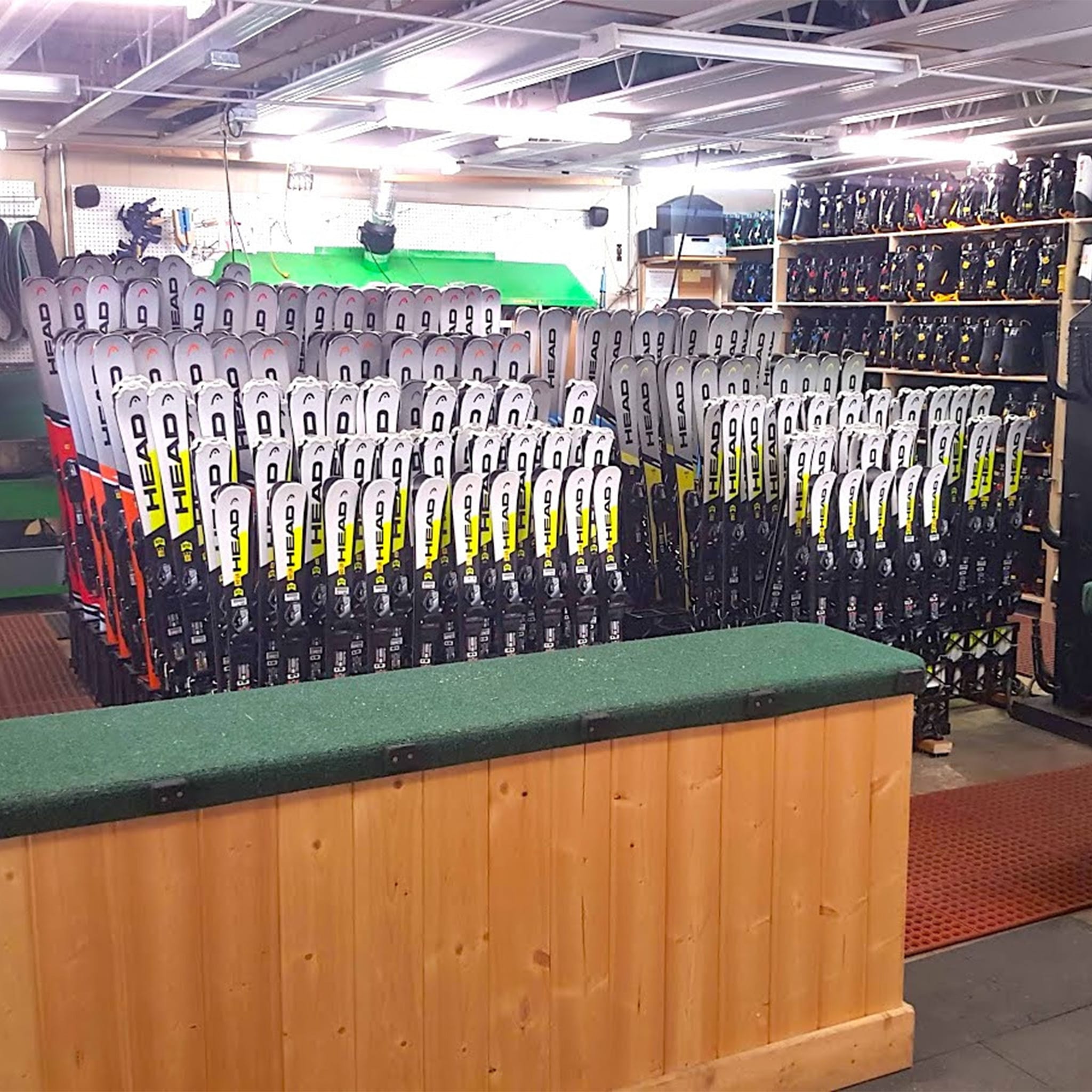 StoreYourBoard Telluride Ski Storage Rack for Rental Shops | Holds up to 16 Pairs of Skis