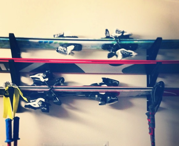 StoreYourBoard Trifecta Ski Storage Rack | 3 Levels