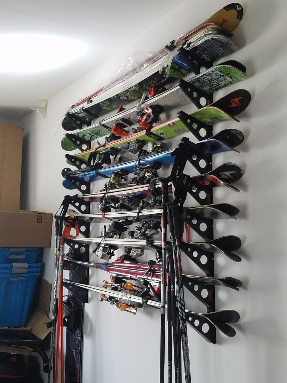 StoreYourBoard Trifecta Ski Storage Rack | 3 Levels