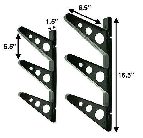 StoreYourBoard Trifecta Lacrosse Stick Storage Rack | 3 Levels