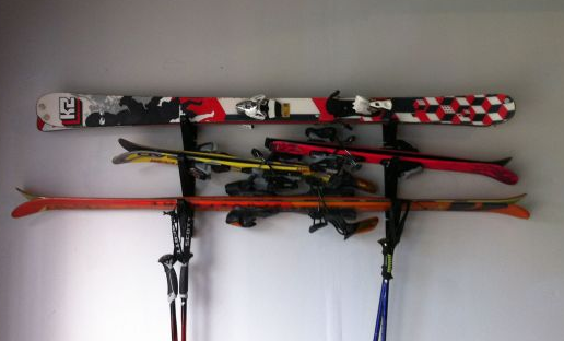 StoreYourBoard Trifecta Ski Storage Rack | 3 Levels