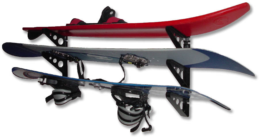 StoreYourBoard Trifecta Water Ski Storage Rack | Holds 2 Pairs of Water Skis